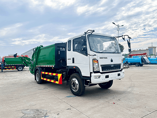 4X2 GARBAGE TRUCK BY HYDRAULIC COMPACTOR-7