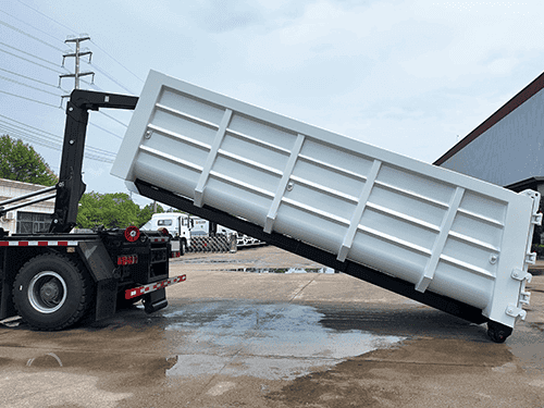 HOWO PALFINGER HOOKLIFT GARBAGE TRUCK-22