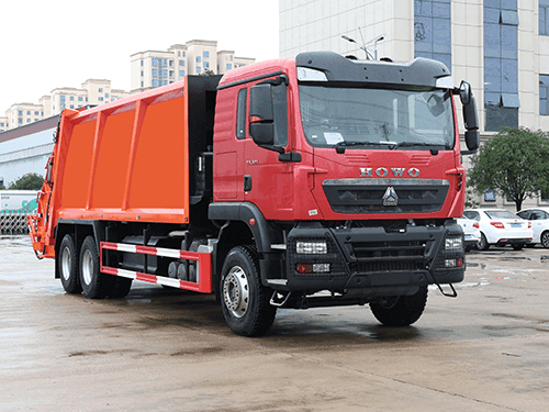 HYDRAULIC GARBAGE COMPACTOR TRUCK LARGE CAPACITY-1
