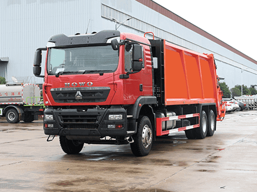HYDRAULIC GARBAGE COMPACTOR TRUCK LARGE CAPACITY-3