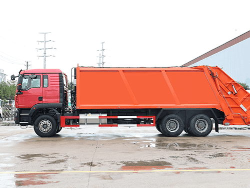 HYDRAULIC GARBAGE COMPACTOR TRUCK LARGE CAPACITY-4