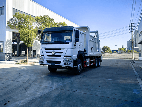 HYDRAULIC SWING ARM GARBAGE TRUCK-14